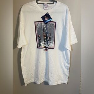 FDNY White Short Sleeve Graphic Tee